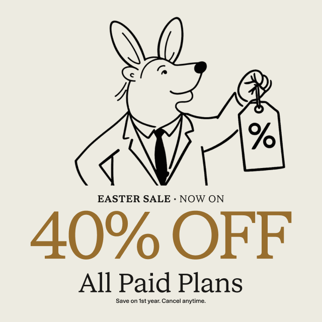 Easter Sale 40% Off