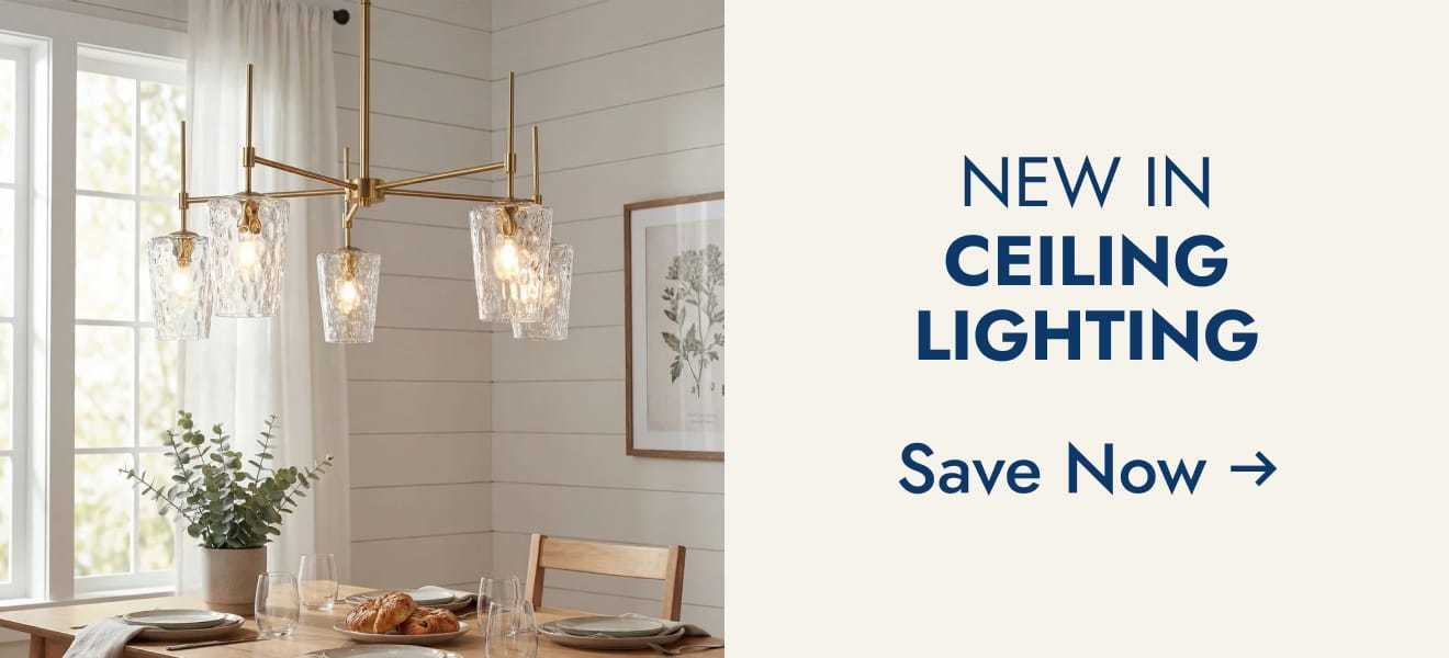 New in ceiling lighting