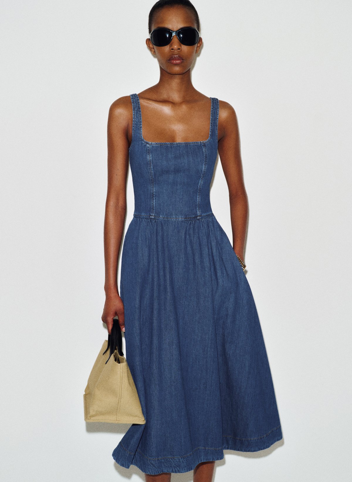 Janu Denim Midi Dress