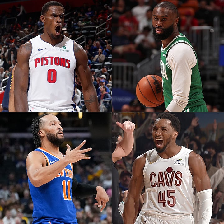 Jalen Duren, Jaylen Brown, Jalen Brunson, Donovan Mitchell