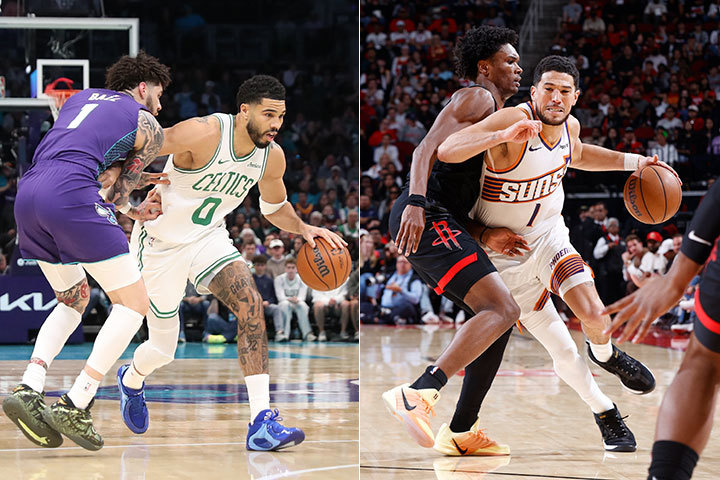 LaMelo Ball, Jayson Tatum, Amen Thompson, Devin Booker