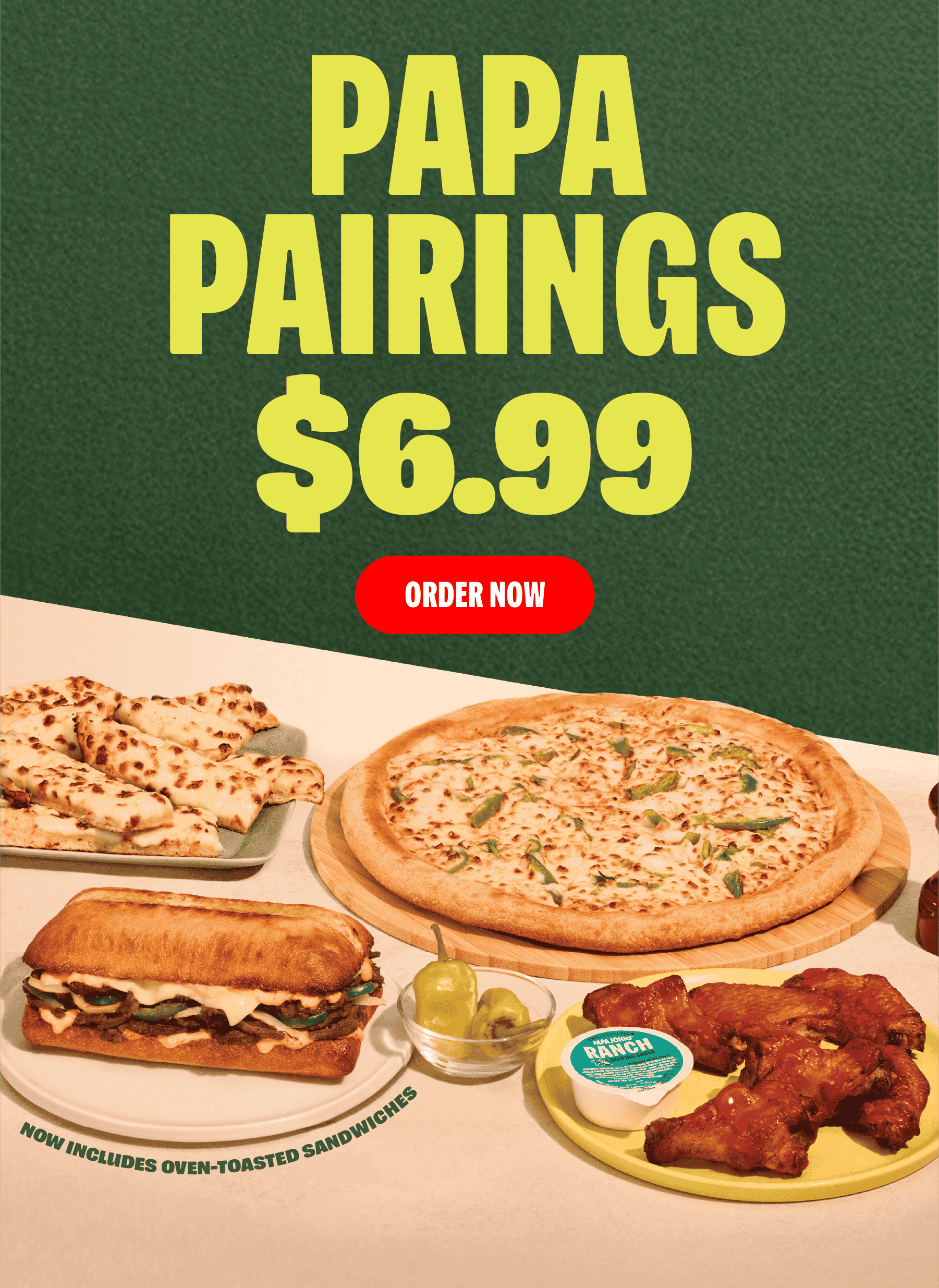 Papa Pairings for $6.99- Order Now