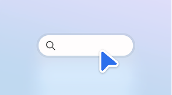 Illustration of Microsoft Bing search box