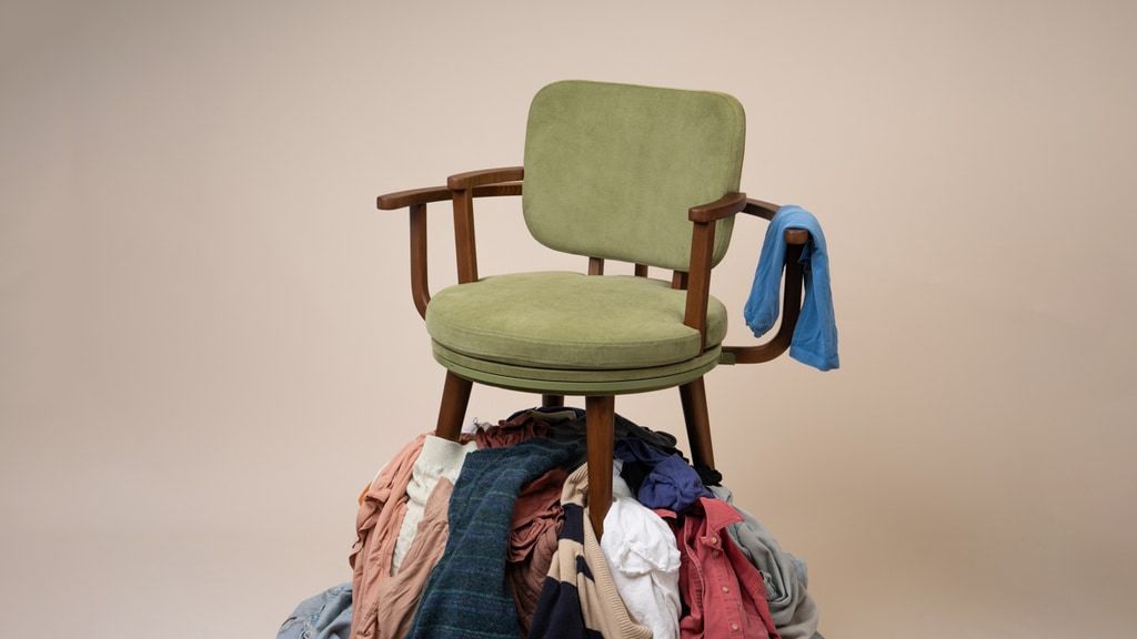Laundry Chair: A Better Place for Half-Dirty Clothes