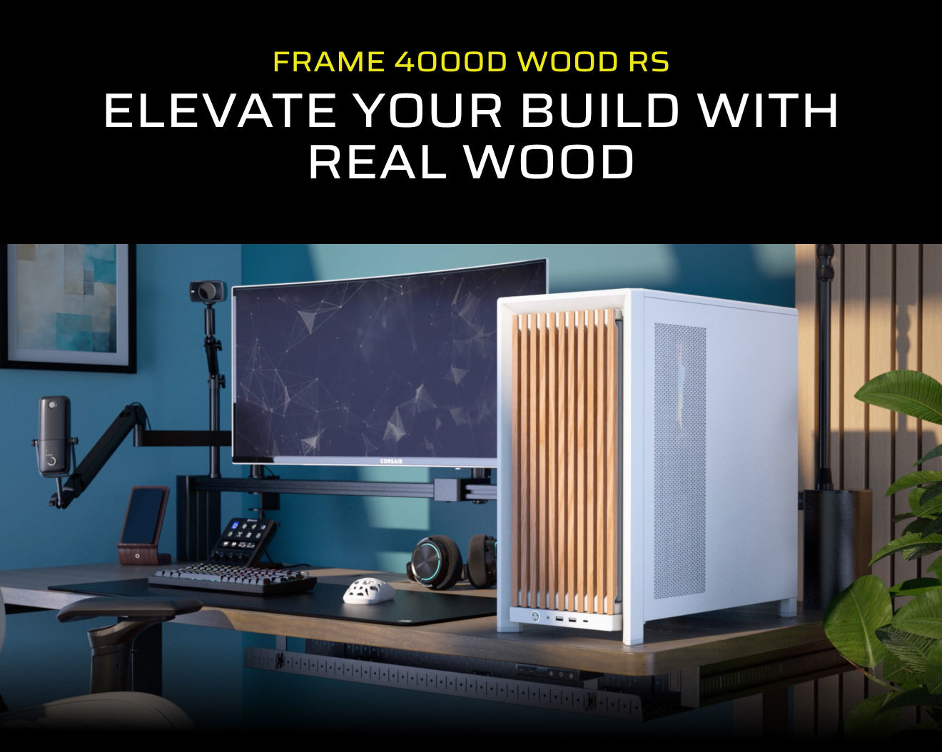 FRAME 4000D WOOD RS - Elevate Your Build With Real Wood