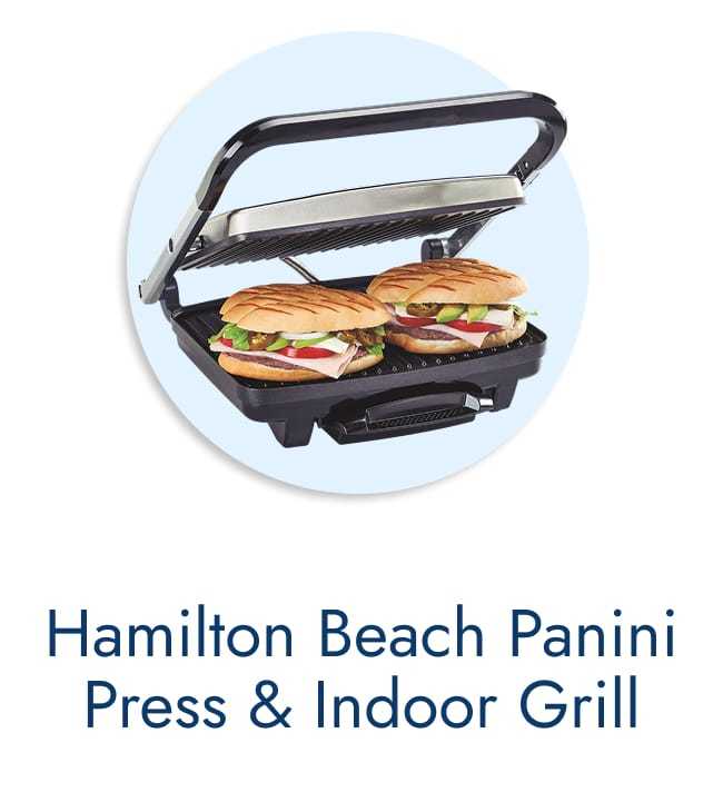Hamilton Beach Panini Press & Indoor Grill
