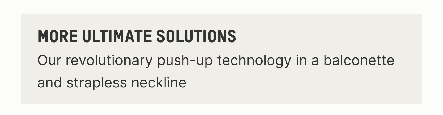 MORE ULTIMATE SOLUTIONS