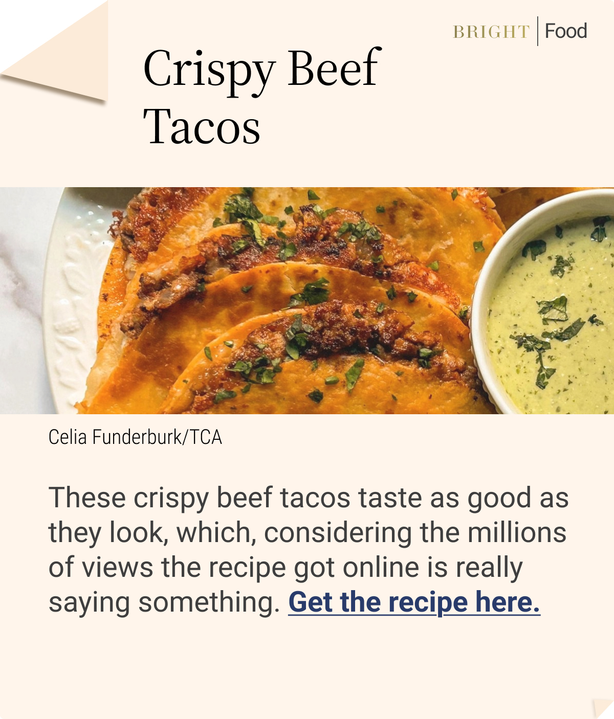 Today's Recipe