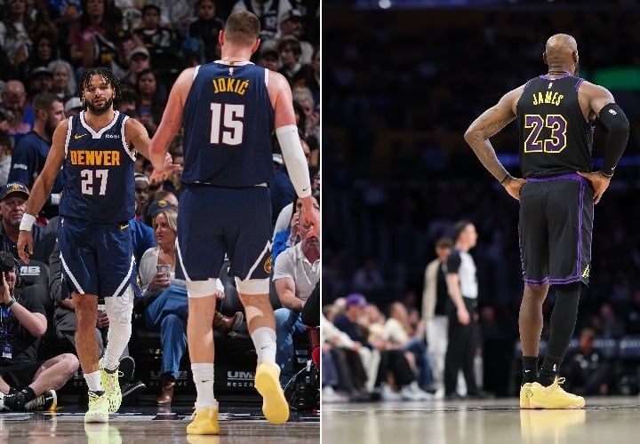 Jamal Murray, Nikola Jokić, LeBron James