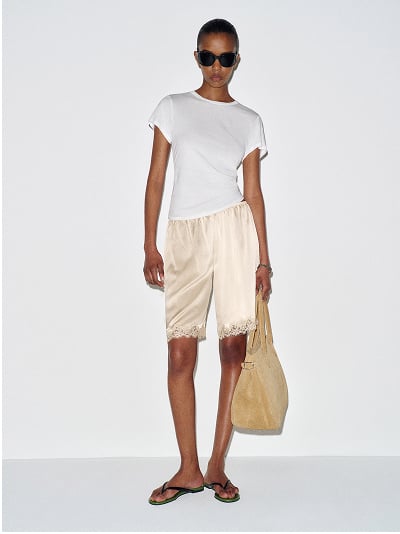 Clara Silk Bermuda Short