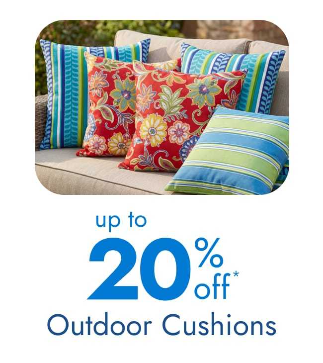 Outdoor cushions