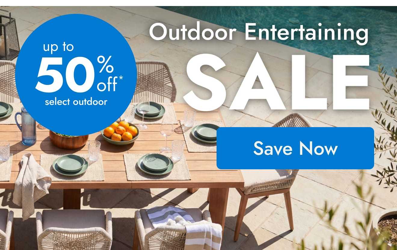 Shop the Outdoor Entertaining Sale