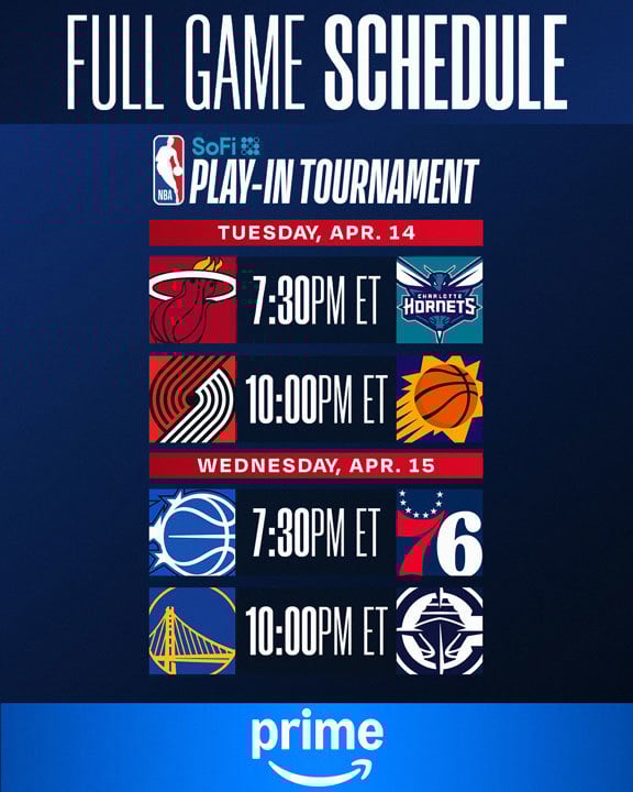 Play-In Schedule