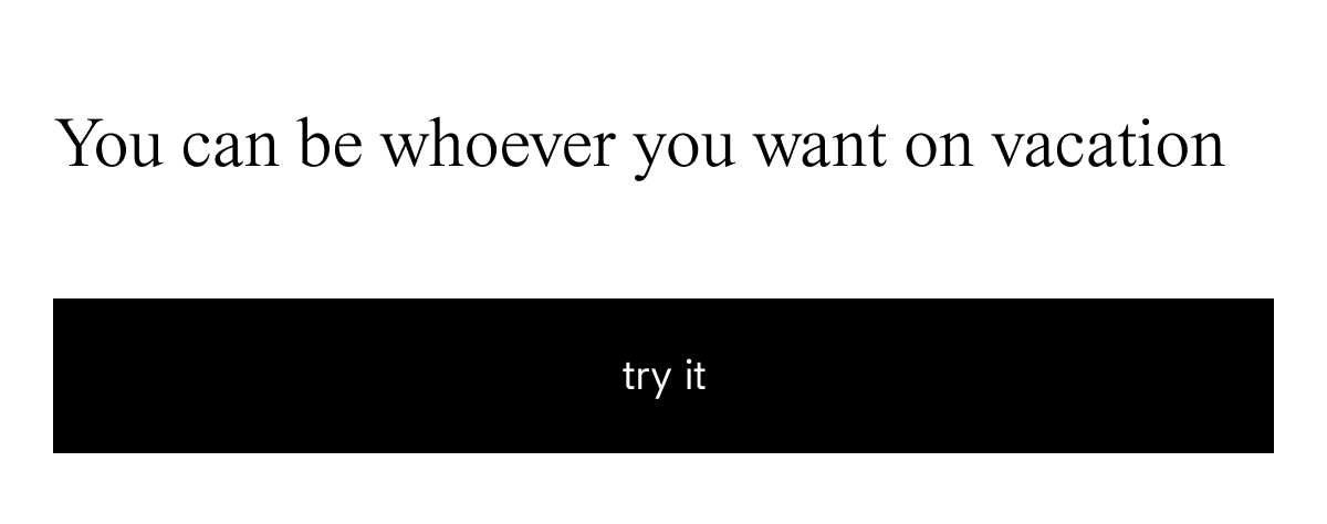 try it