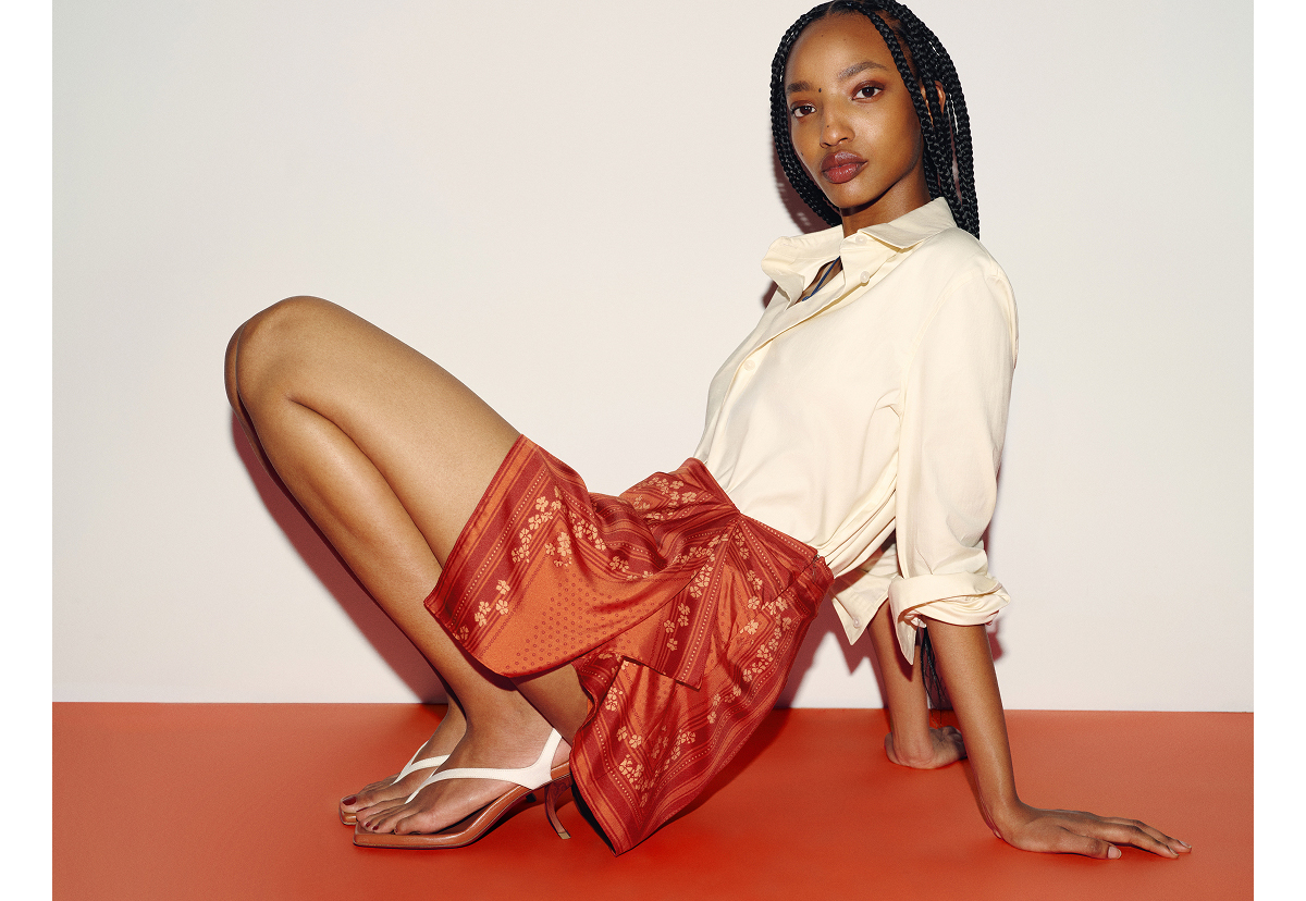 Milla Silk Twill Skirt