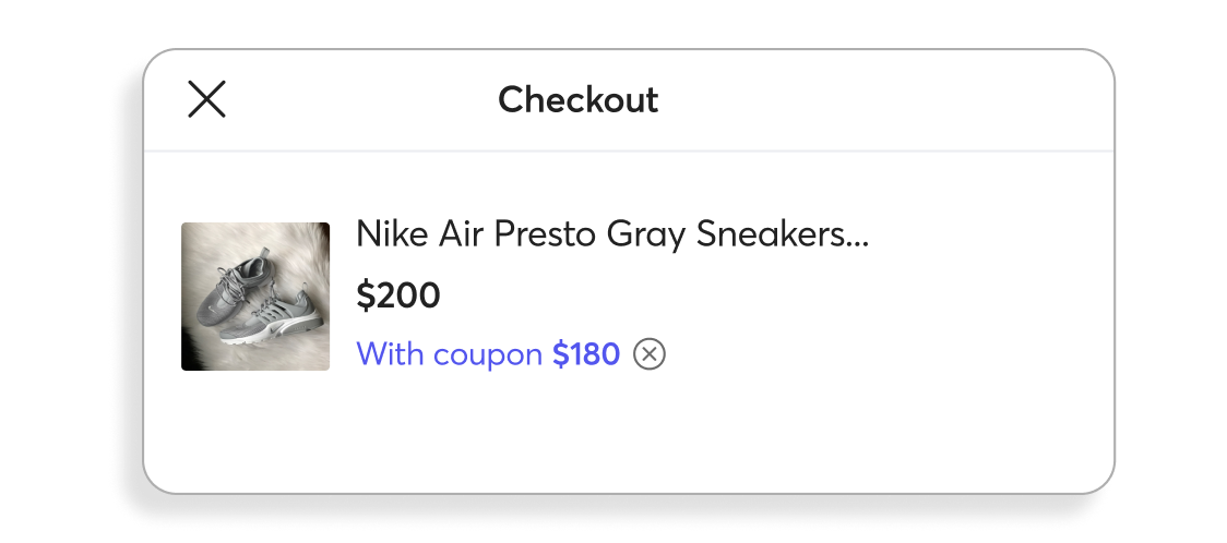 2. Use the coupon