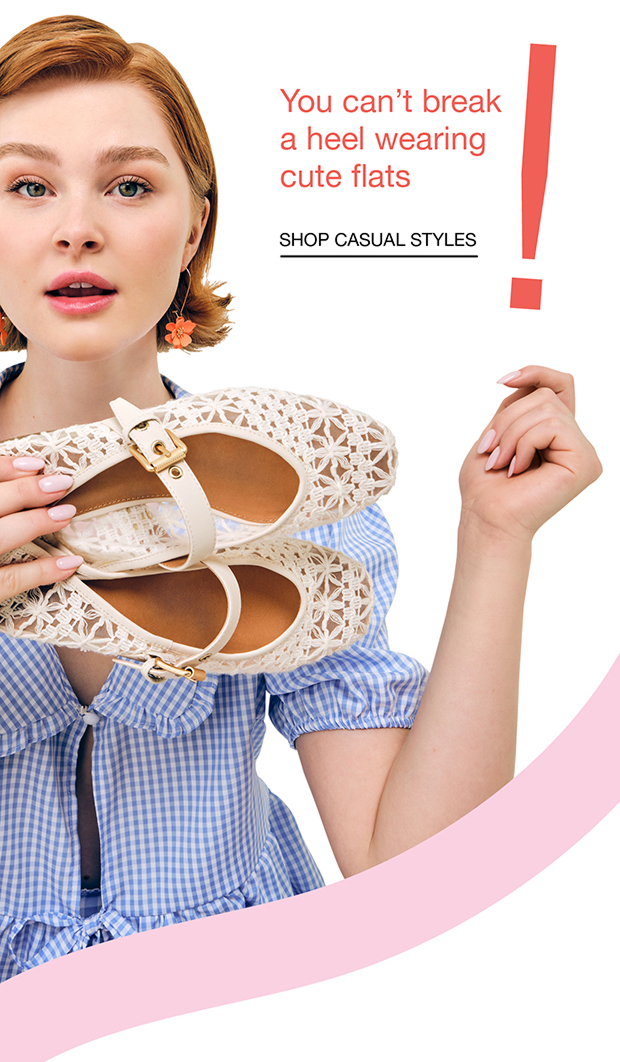 You can't break a heel wearing cute flats | Shop Casual Styles