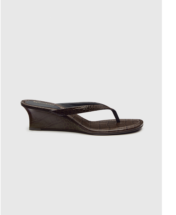 Amelia Thong Wedge Sandal