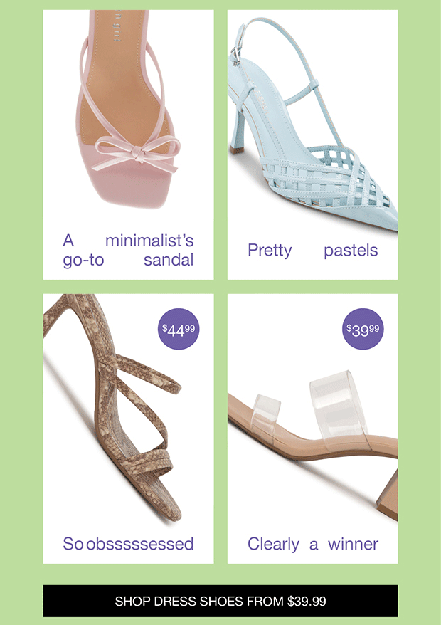 SHOP DRESS SHOES FROM $39.99