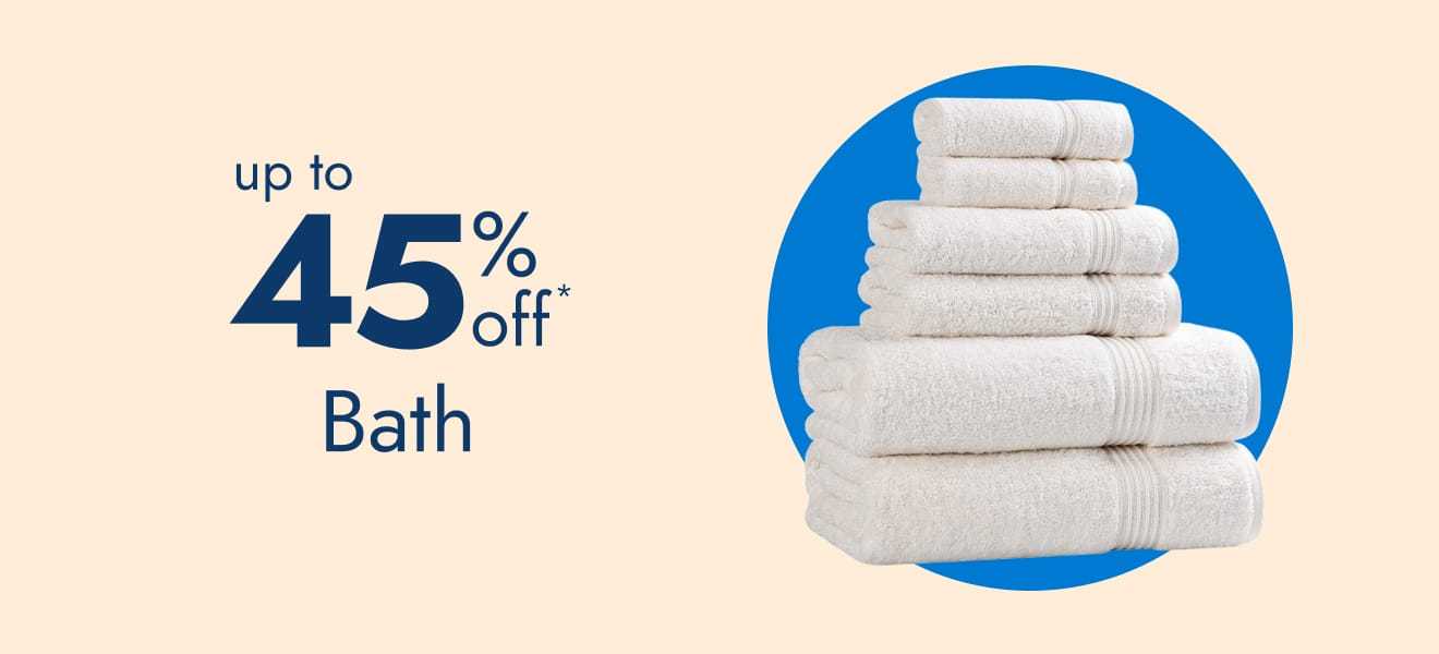 Up to 45% off bath