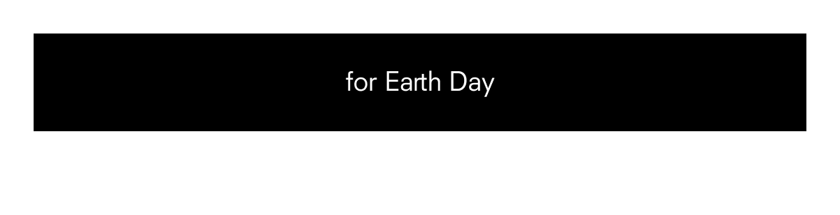 for Earth day