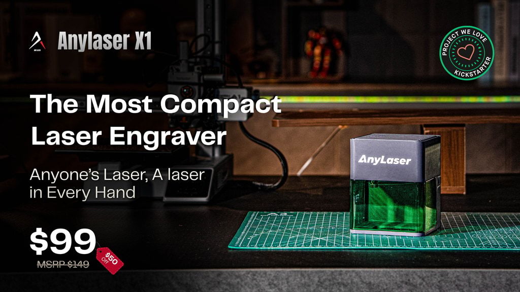 ANYLASER X1: Compact Desktop Laser Engraver