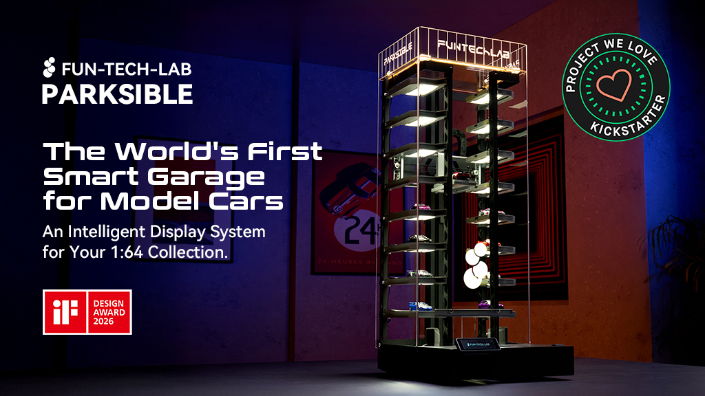 Parksible: The World's First Smart Garage for Model Cars