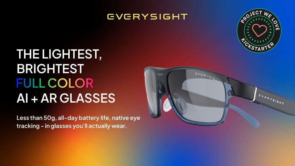 Maverick AI: The Lightest, Full Color AR + AI Glasses