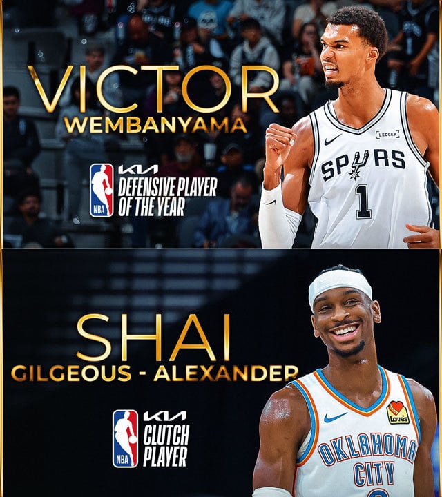 Victor Wembanyama, Shai Gilgeous-Alexander
