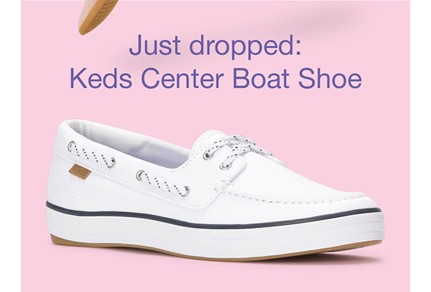 Just dropped: Keds Center Boat Shoe