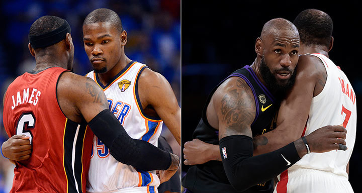 ΛεΜπρόν Τζέιμς, Κέβιν Ντουράντ