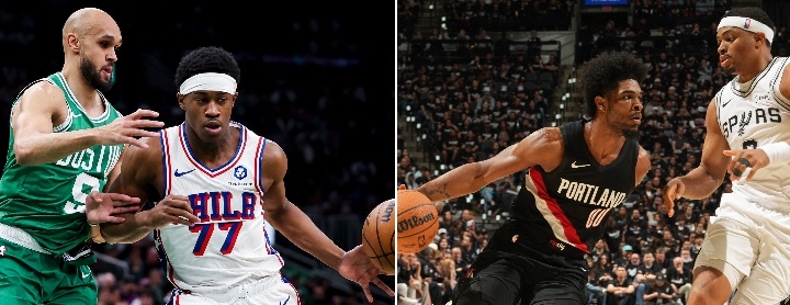 Derrick White, VJ Edgecombe, Scoot Henderson, Keldon Johnson