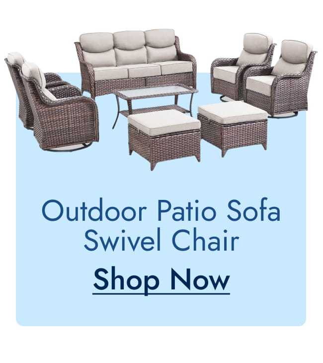 Outdoor patio sofa swivel chair--shop now