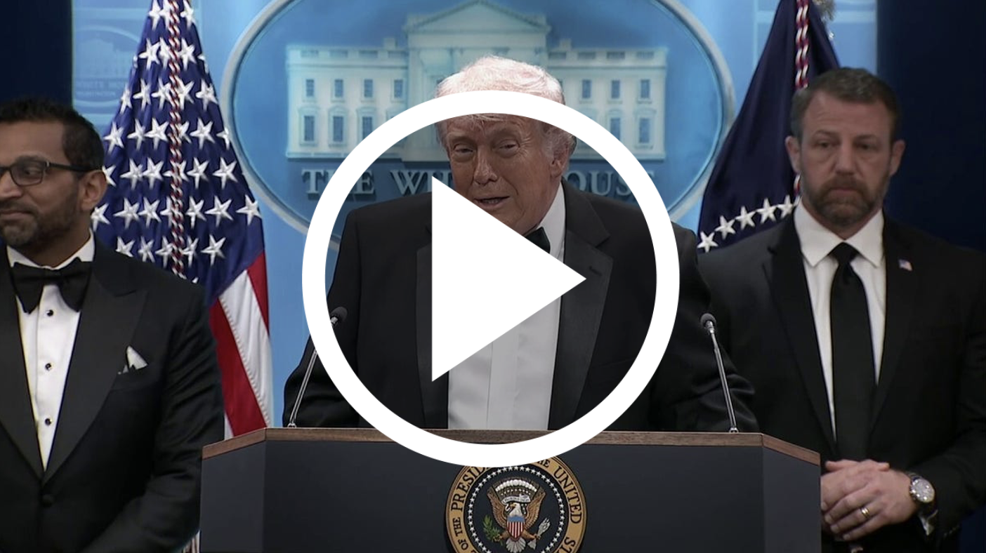 President Trump Speaks from White House