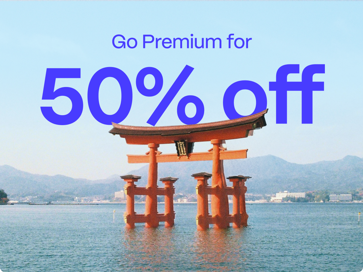 Go Premium for 50% off