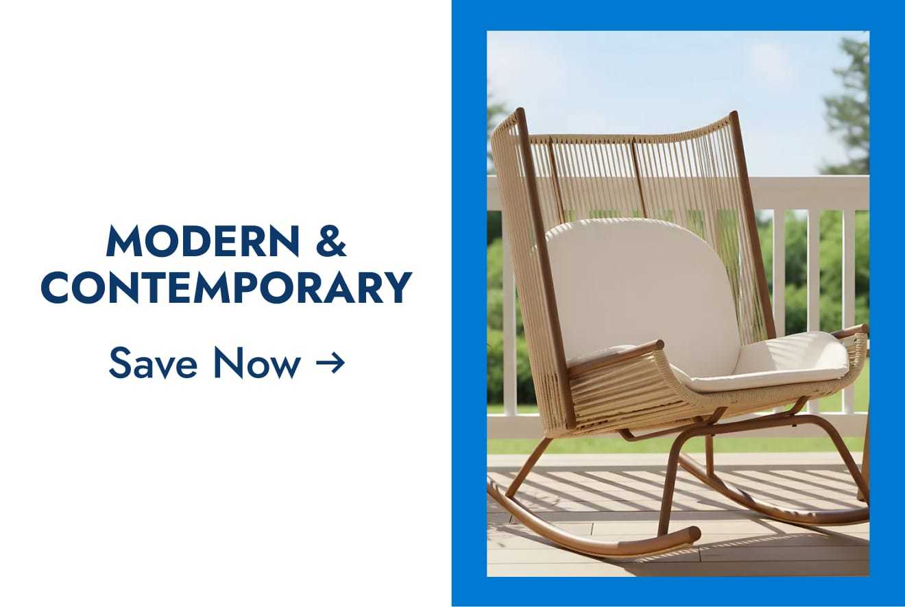 Modern & contemporary--save now