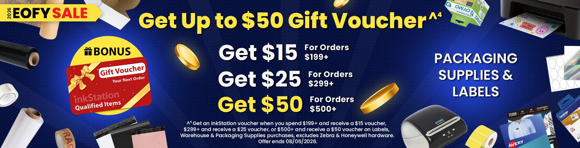 Labels & Warehouse Free Gift Voucher