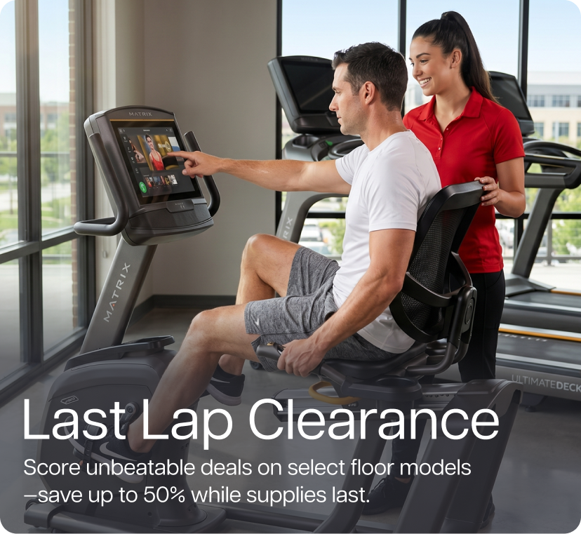 Last Lap Clearance. Score unbeatable deals on select floor models—save up to 50% while supplies last.