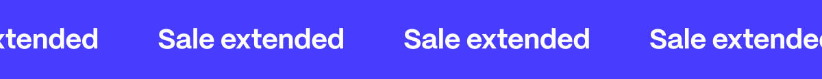 Sale extended
