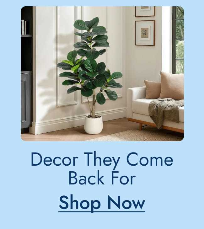 Decor they come back for