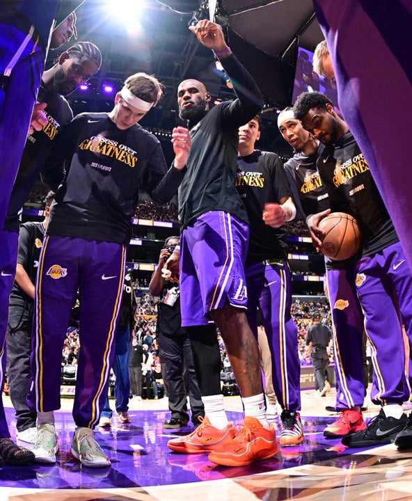 Austin Reaves, LeBron James, Lakers