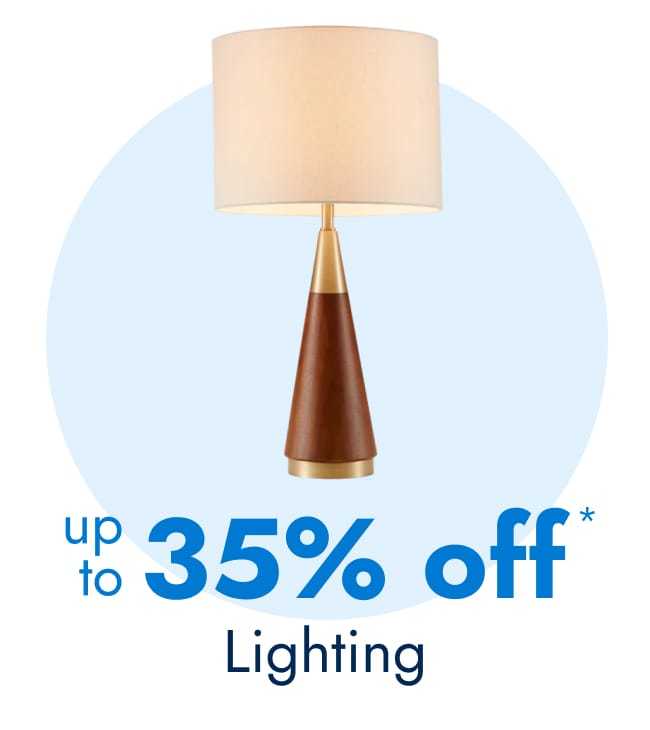 Lighting - up to 35% off