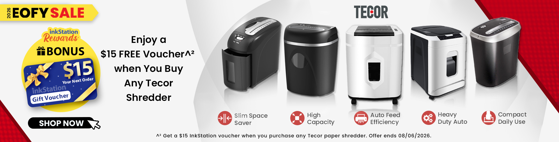 Tecor Shredders Sales