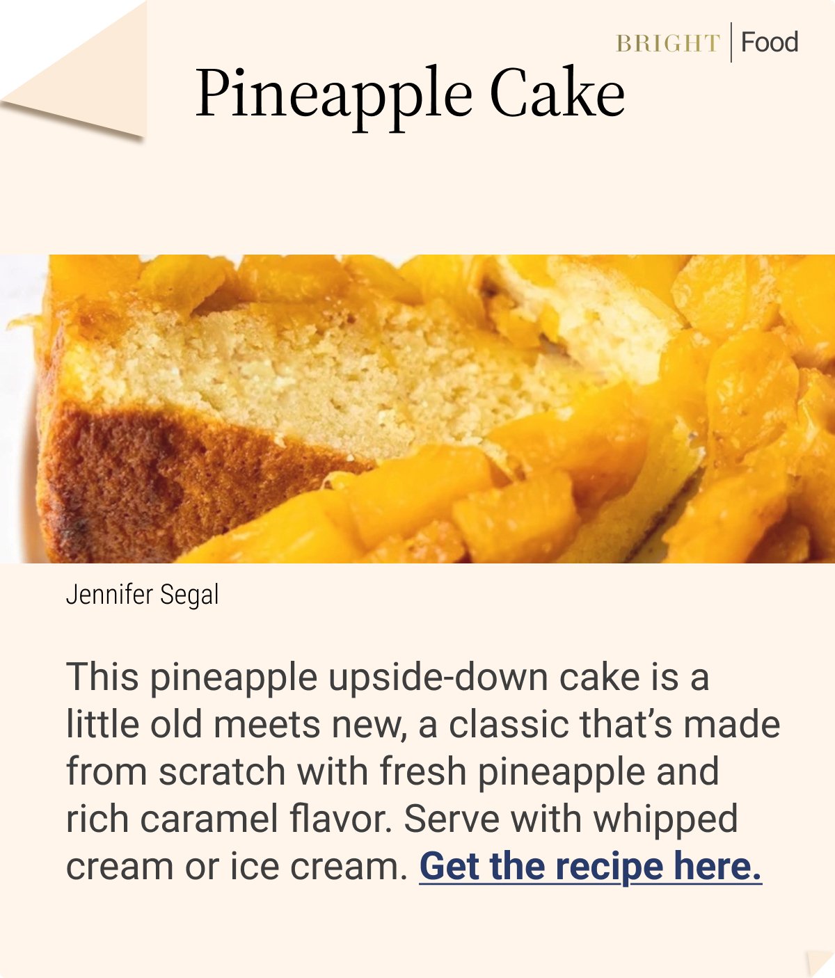 Today's Recipe