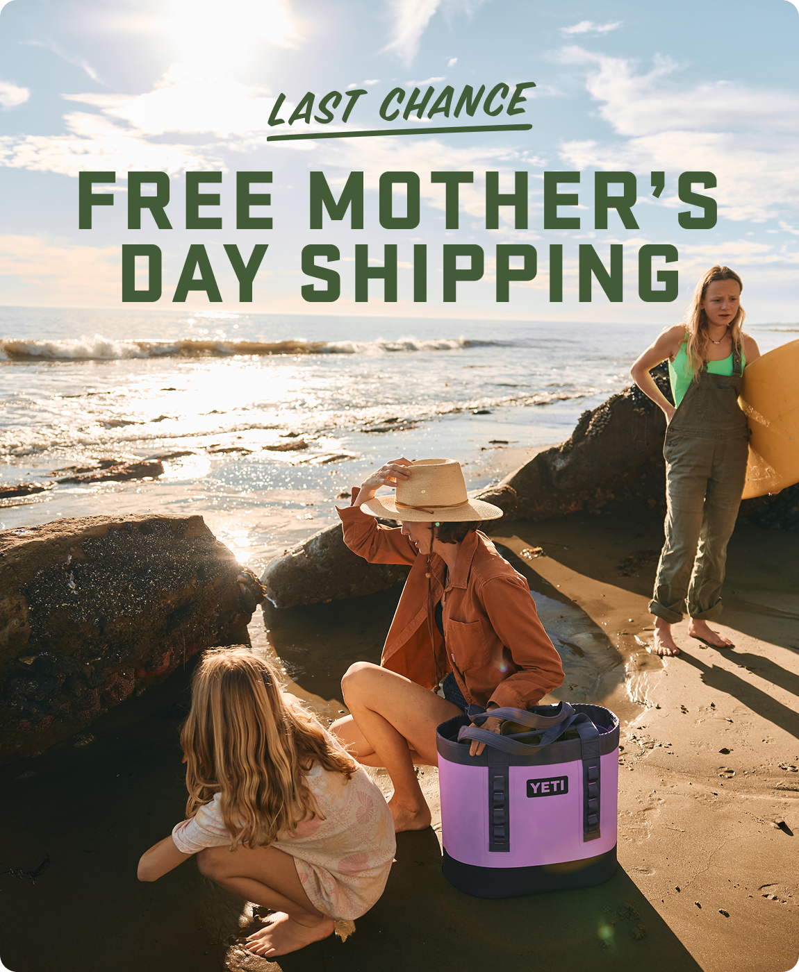 Last Chance Free Mother's Day Shipping