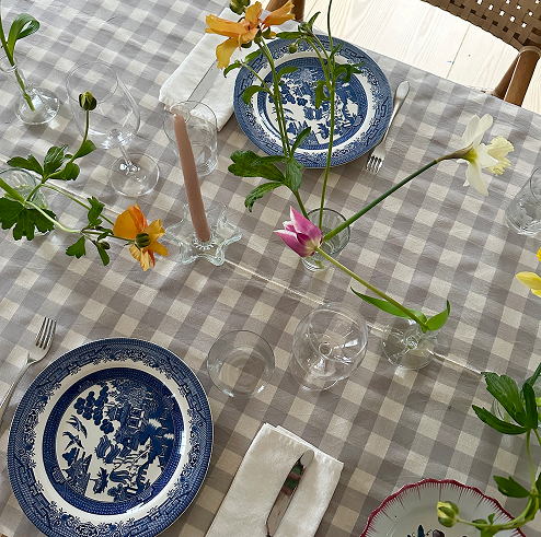 More with Less Table Setting