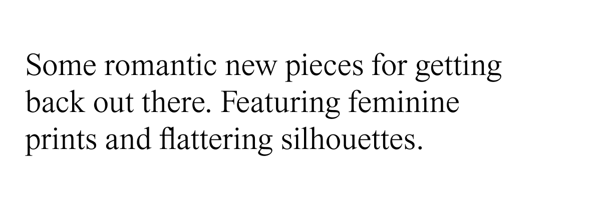 Romantic new pieces