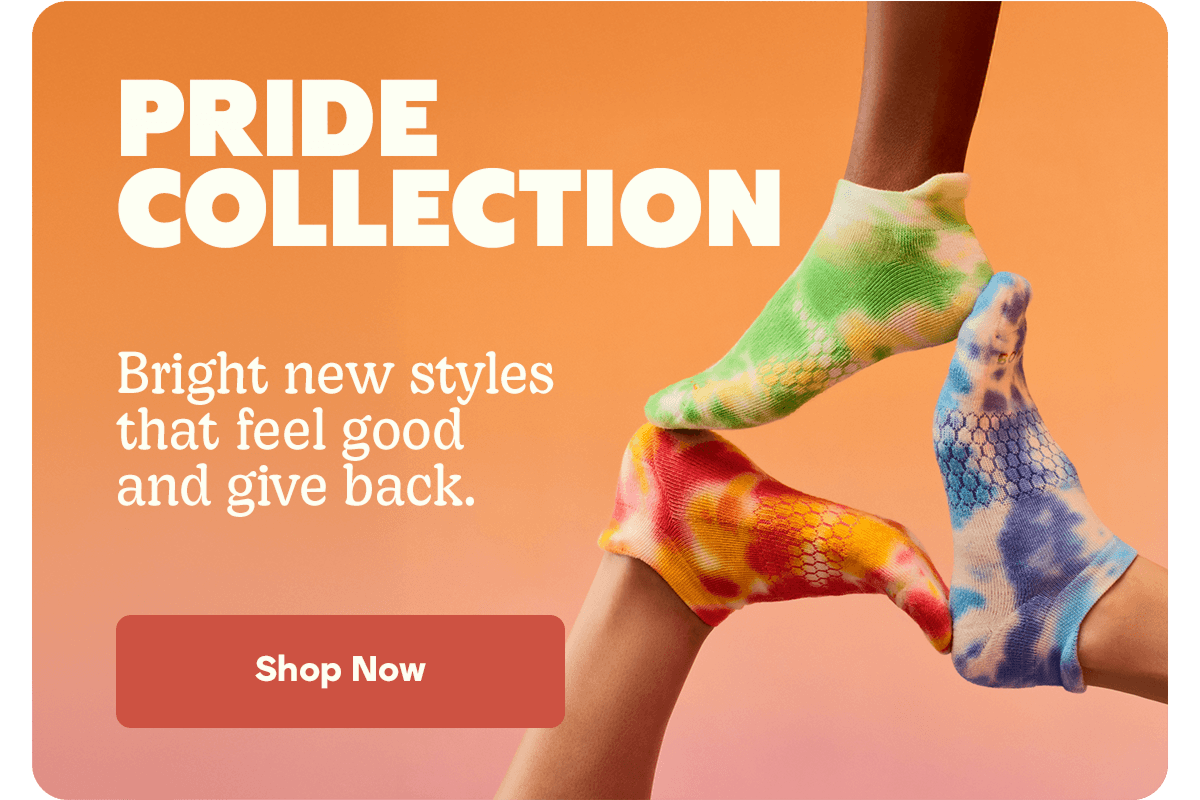 PRIDE COLLECTION | Bright new styles that feel good and give back. | Shop Now