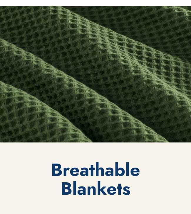 Breathable blankets