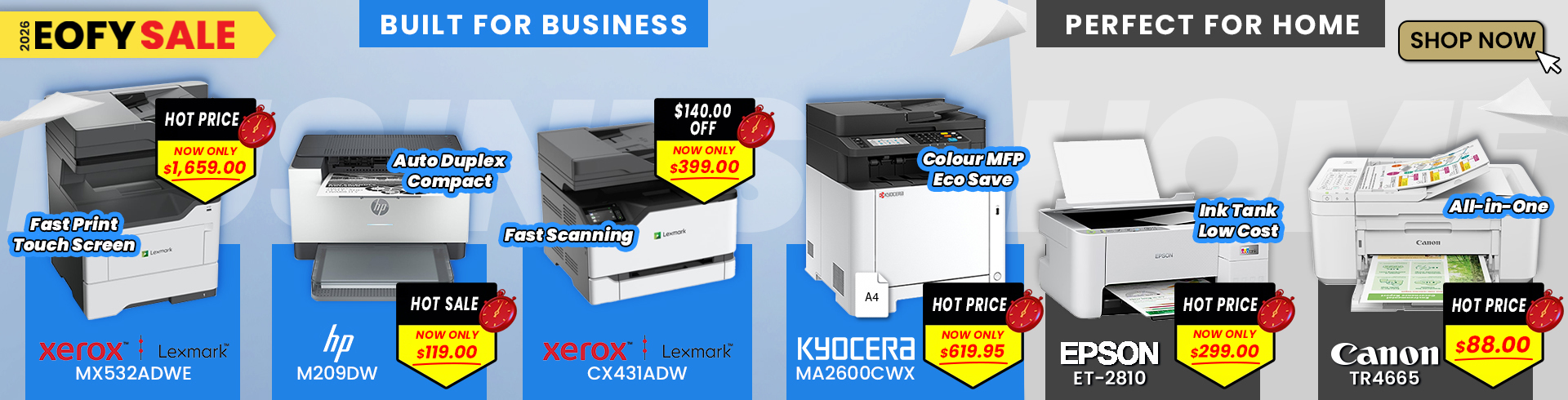 EOFY Printers Deals